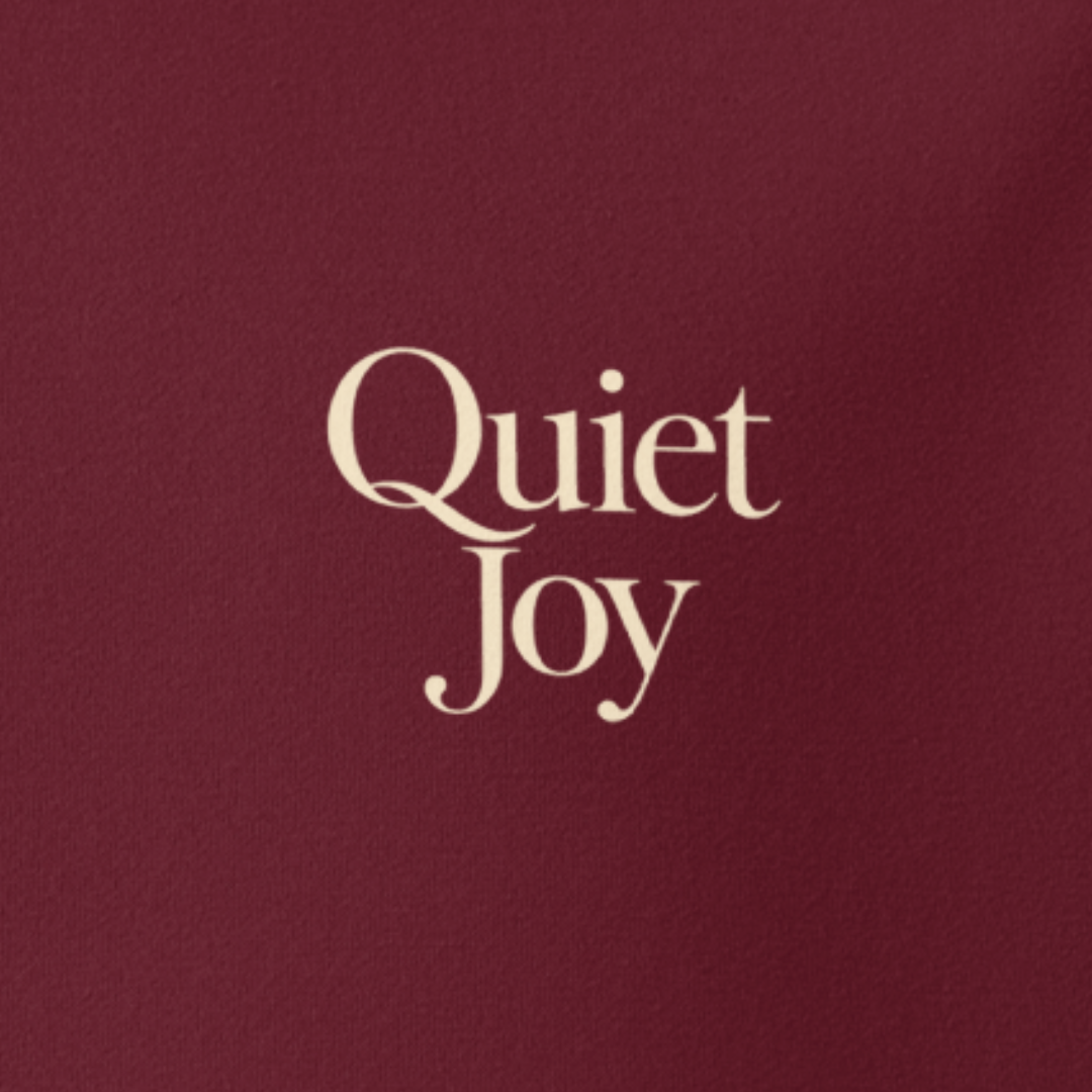 Close up of Quiet Joy design
