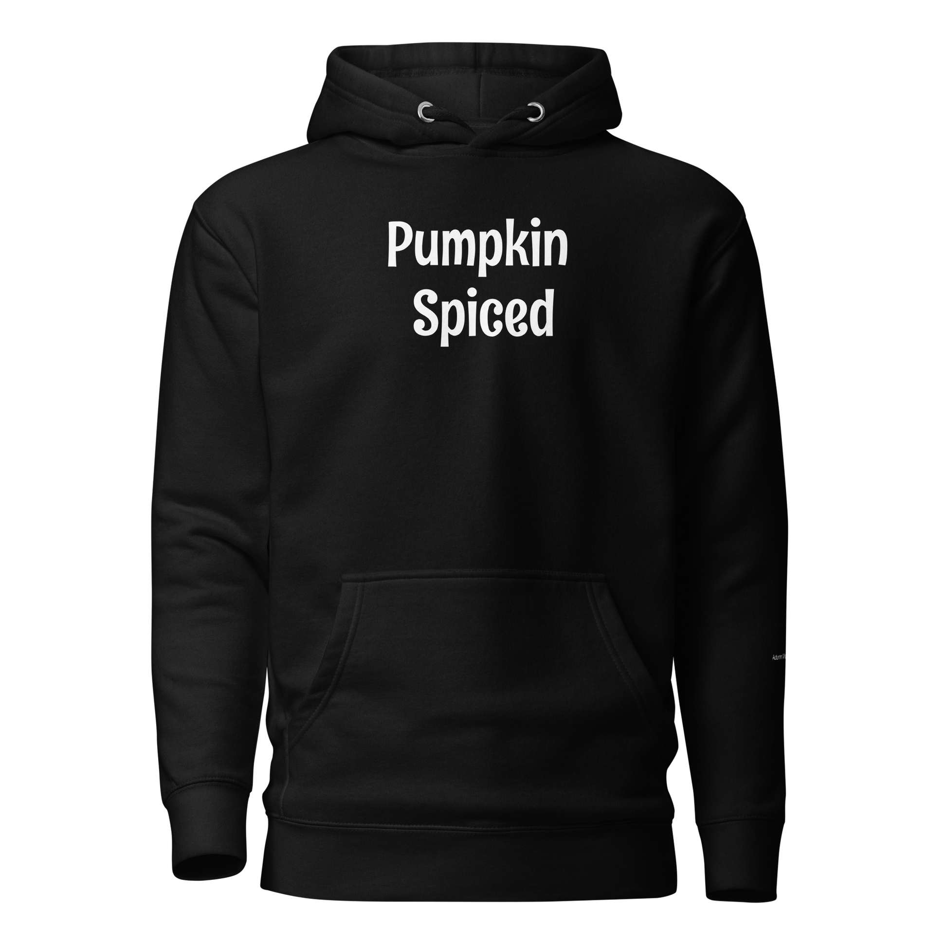 Pumpkin Spiced Unisex Premium Pullover Hoodie - Black