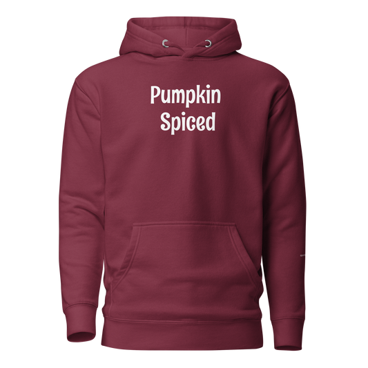 Pumpkin Spiced Unisex Premium Pullover Hoodie - Maroon