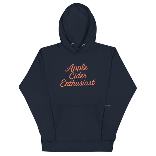 Apple Cider Enthusiast Unisex Premium Pullover Hoodie - Navy Blazer