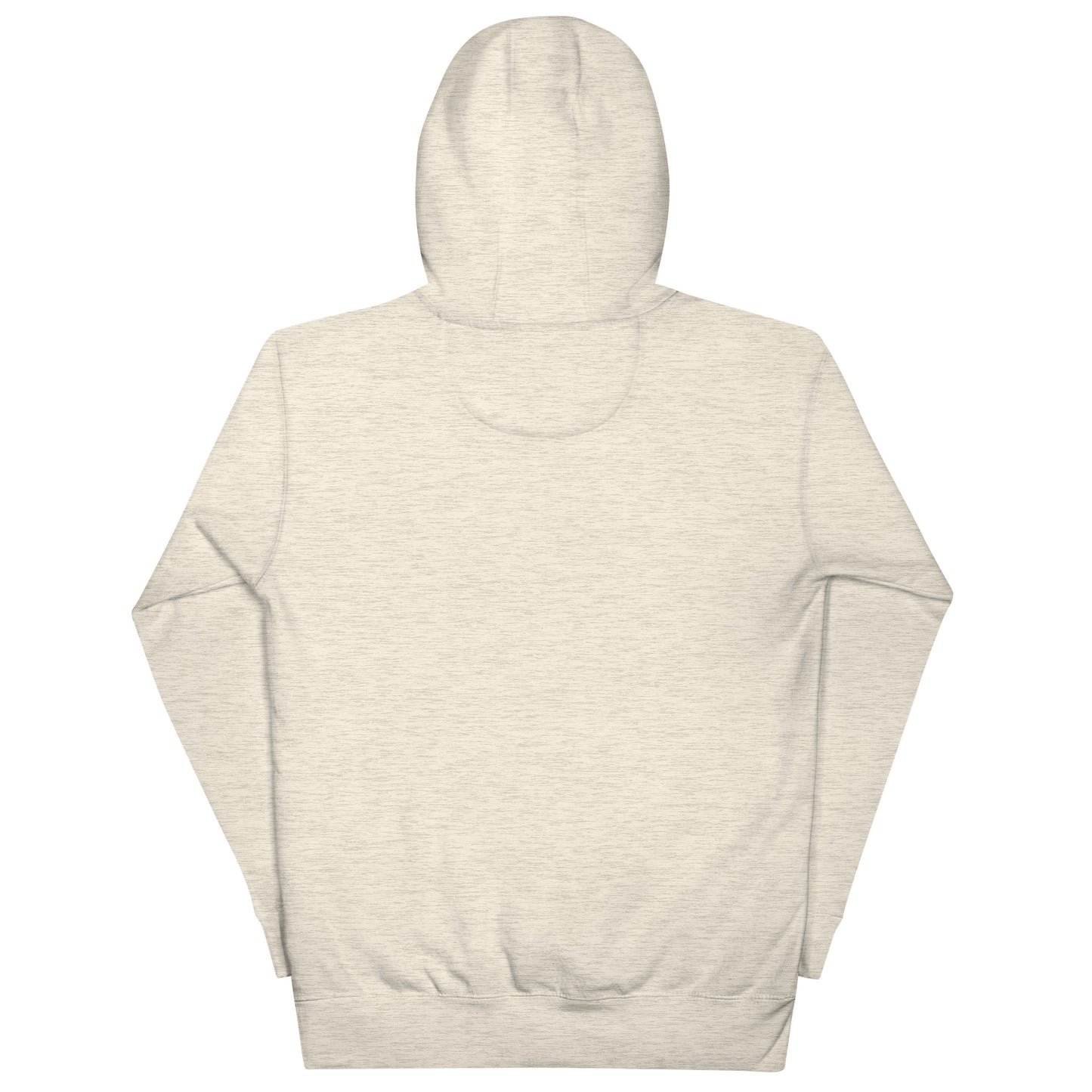Beige hoodie on a white background