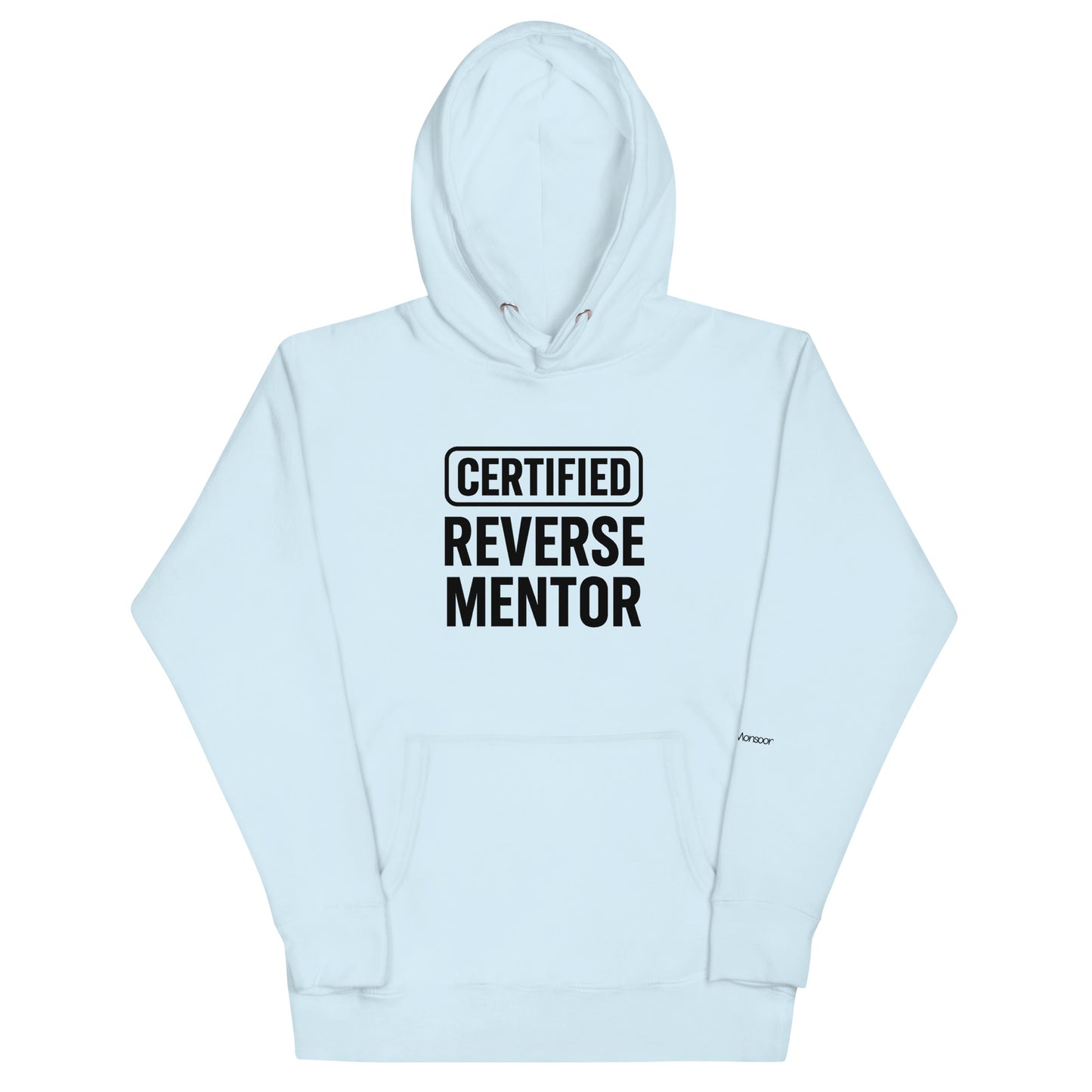 Certified Reverse Mentor Unisex Premium Pullover Hoodie - Sky Blue
