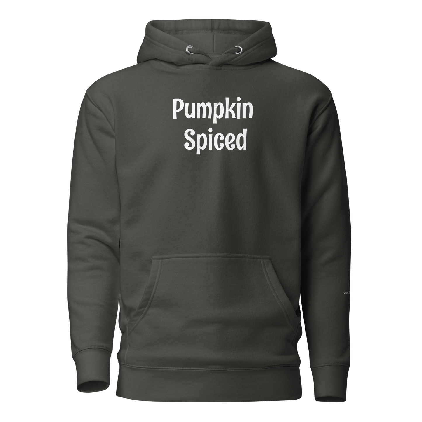 Pumpkin Spiced Unisex Premium Pullover Hoodie - Vintage Black