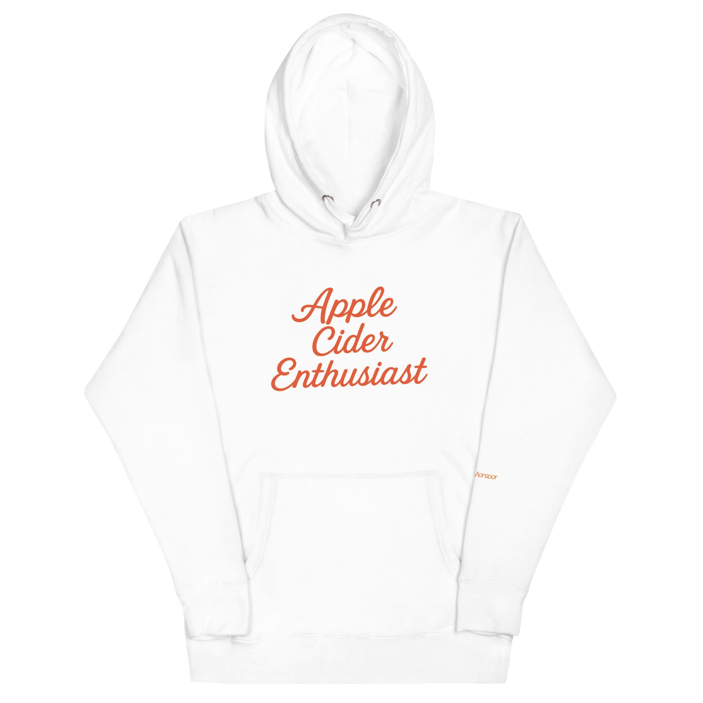Apple Cider Enthusiast Unisex Premium Pullover Hoodie - White