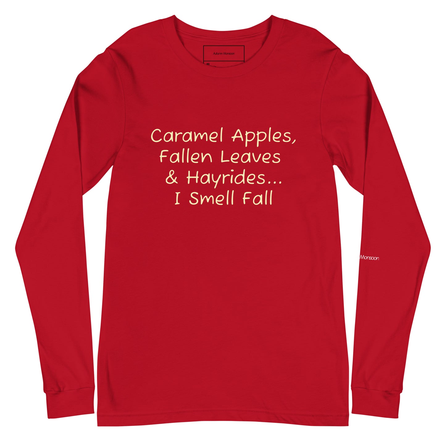 I Smell Fall Unisex Long Sleeve Tee - Red