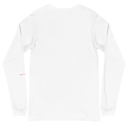 White long-sleeve shirt back
