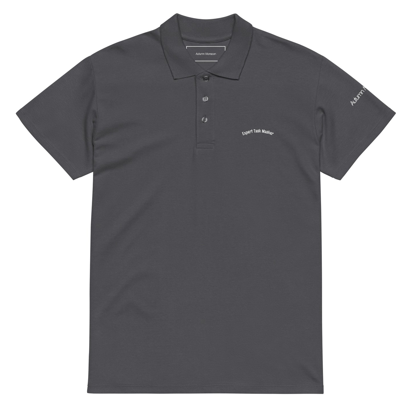 Expert Task Masker Unisex Premium Polo - Mouse Grey