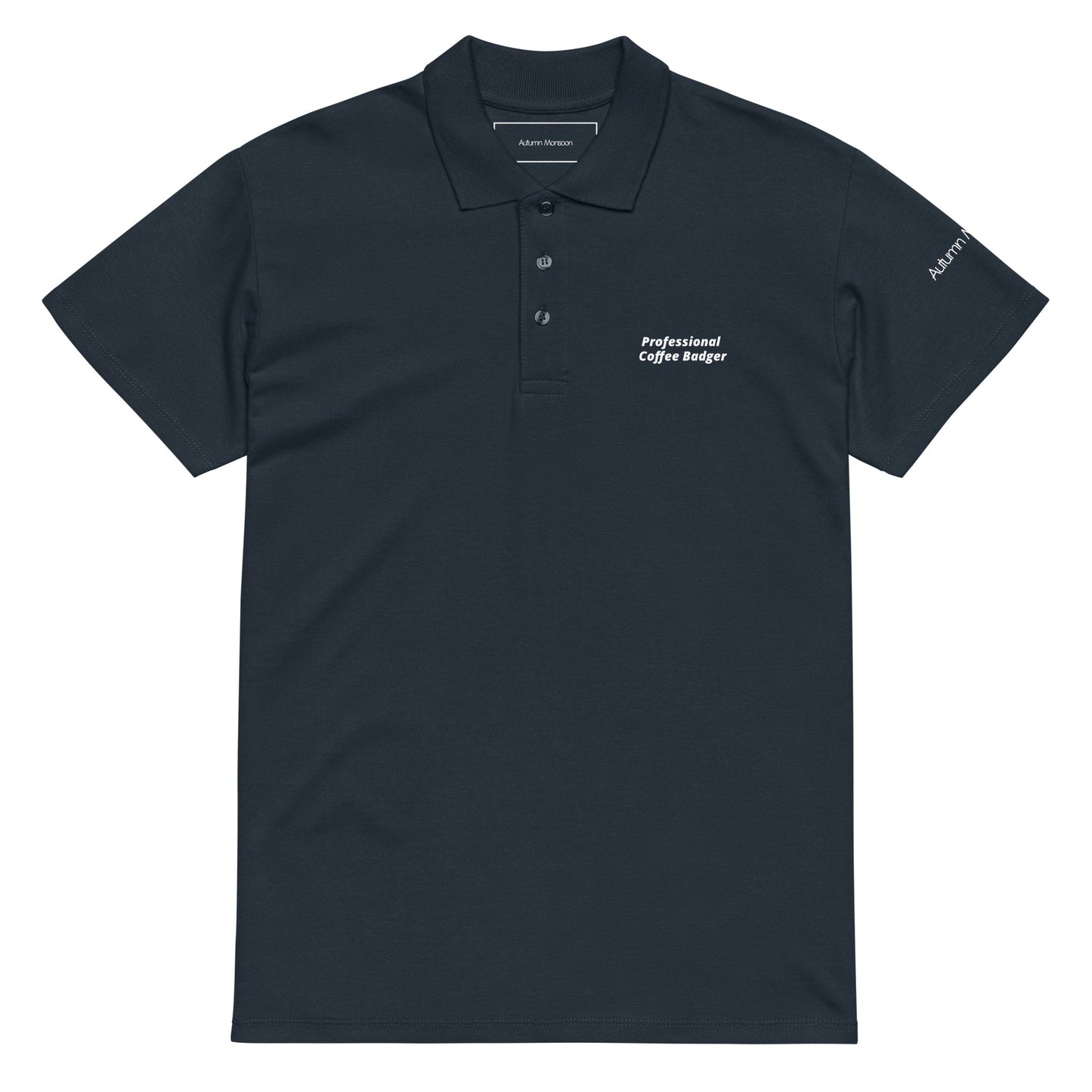 Professional Coffee Badger Unisex Premium Polo - Navy