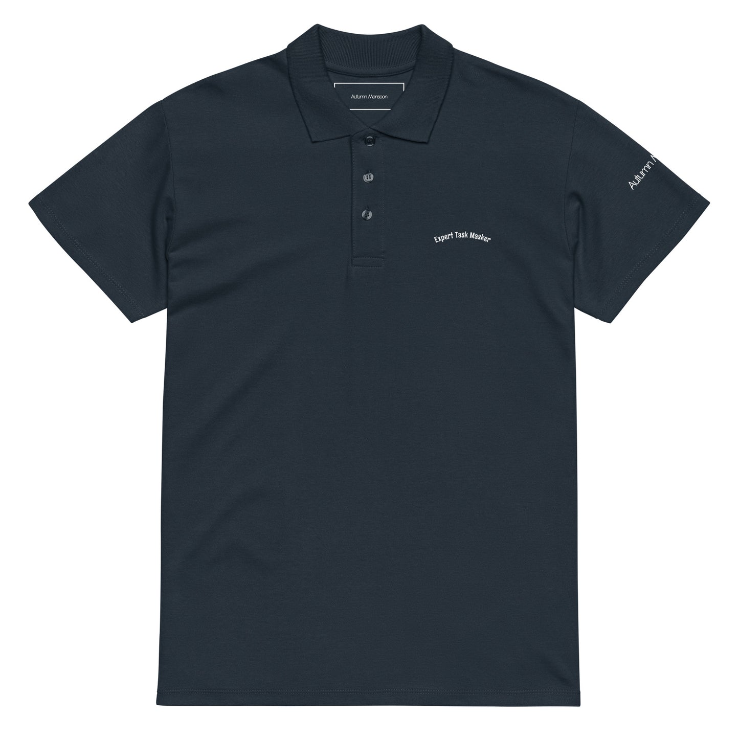 Expert Task Masker Unisex Premium Polo - Navy