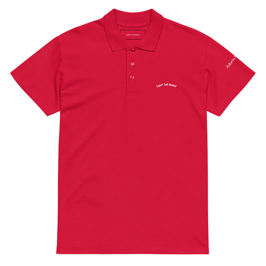 Expert Task Masker Unisex Premium Polo - Red