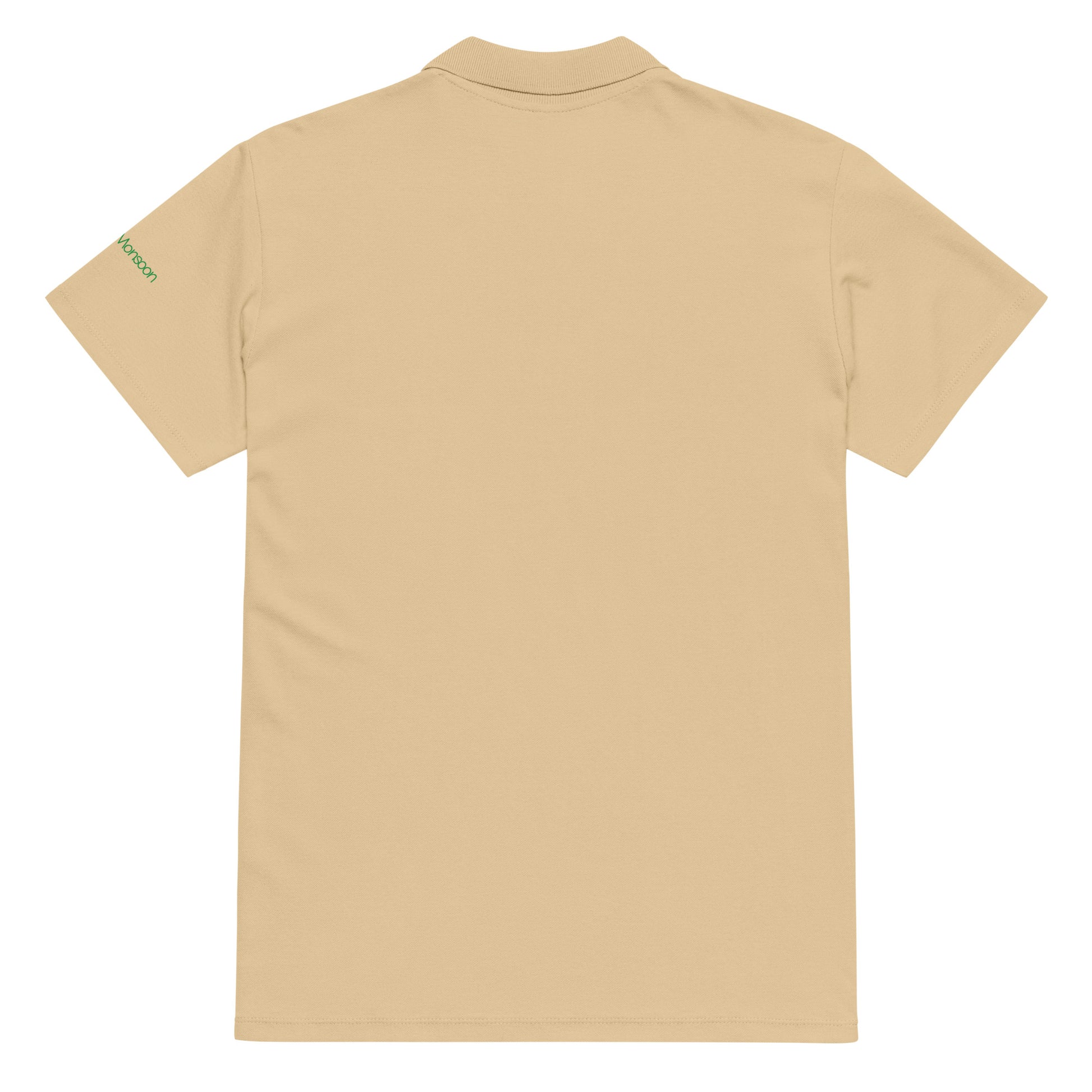 Beige polo shirt back