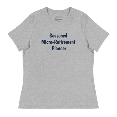 Seasoned Micro-Retirement Women's Relaxed Tee - Athletic Heather