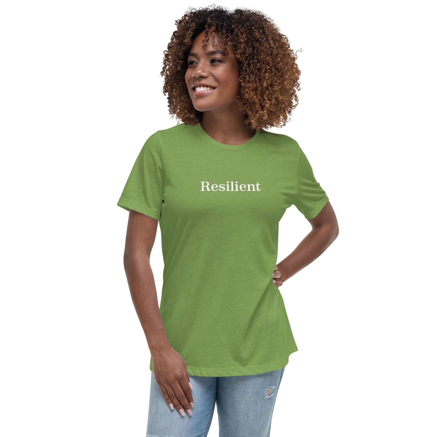 Resilient Women's Relaxed Tee - Leaf