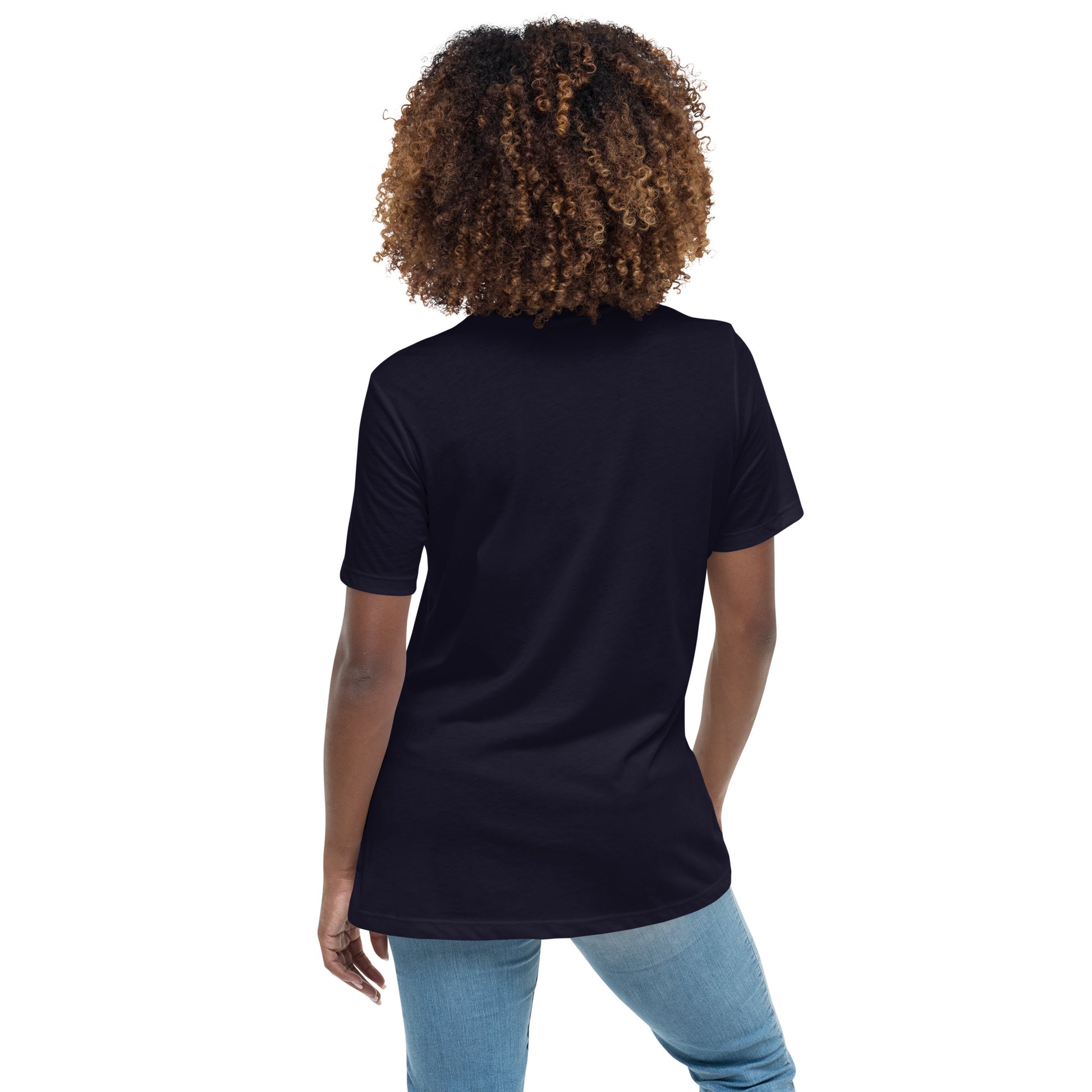 Person wearing a t-shirt back view