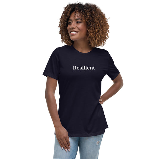 Resilient Women's Relaxed Tee - Navy