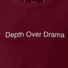 Close up of Depth Over Drama design