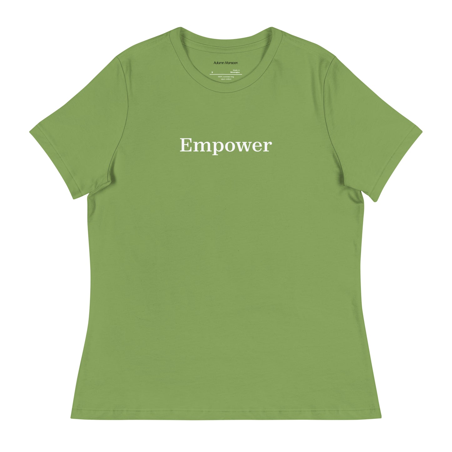 Empower Women's Relaxed Tee - Leaf