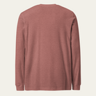 Back of a mauve long sleeve tee