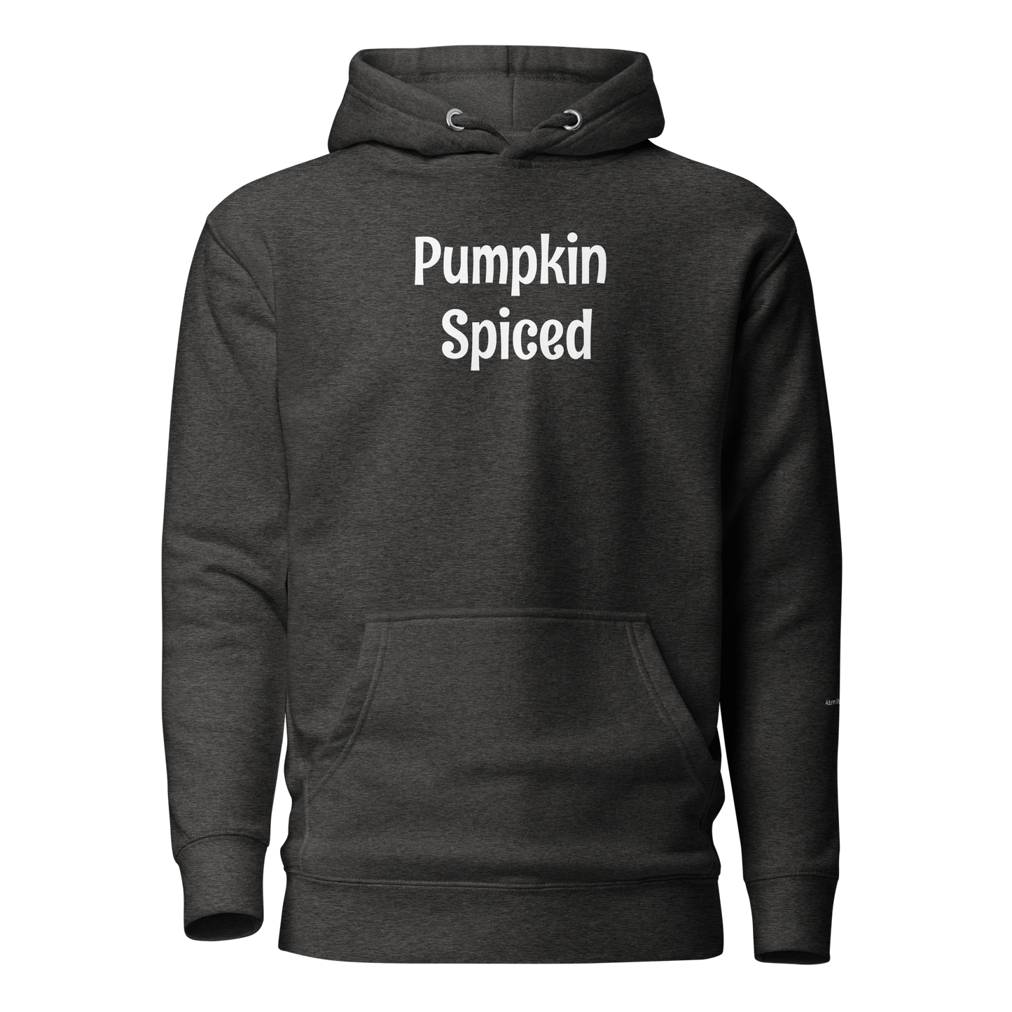 Pumpkin Spiced Unisex Premium Pullover Hoodie - Charcoal Heather