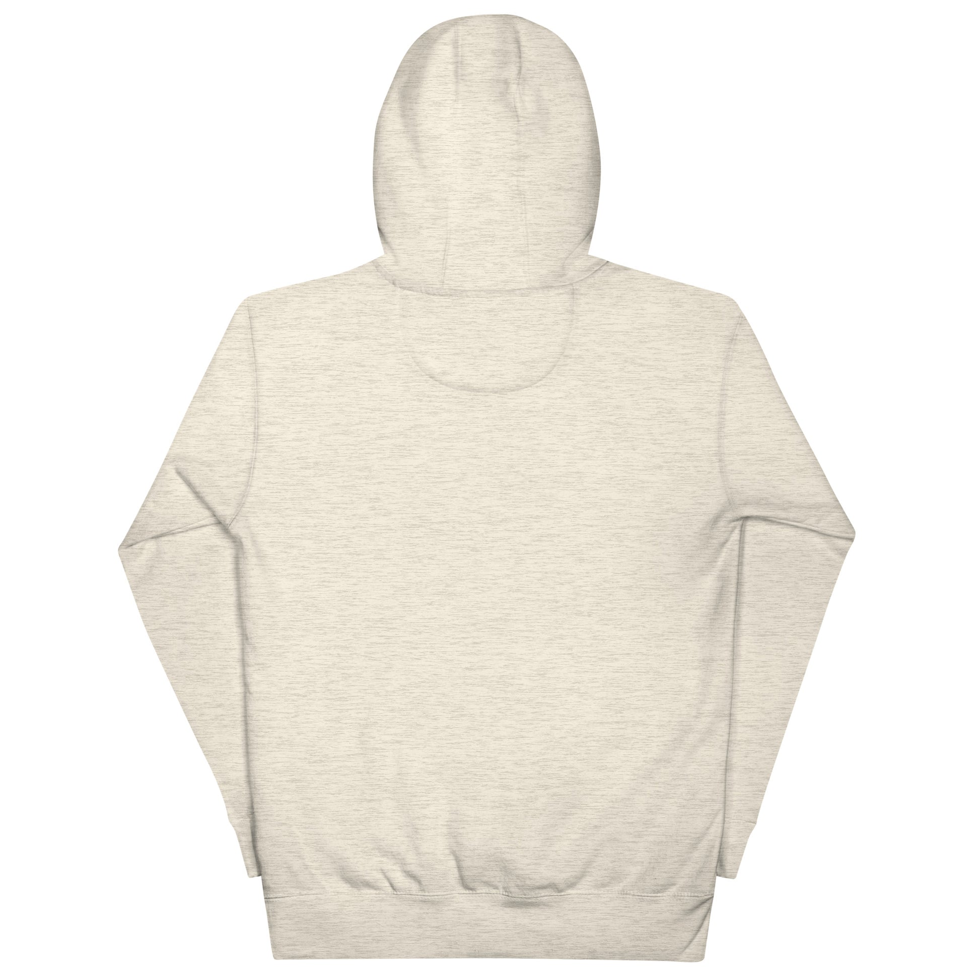 Beige hoodie on a white background