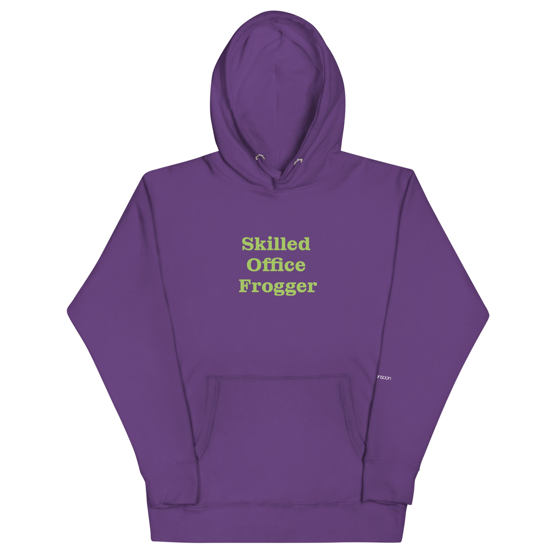 Skilled Office Frogger Unisex Premium Pullover Hoodie - Purple