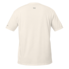 Beige t-shirt on a white background