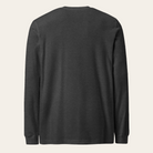 Black long-sleeve shirt on a white background