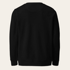 Black sweatshirt on a white background