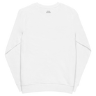 White sweatshirt on a white background