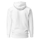 White hoodie on a white background