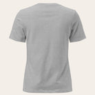 Light grey  t-shirt on a white background
