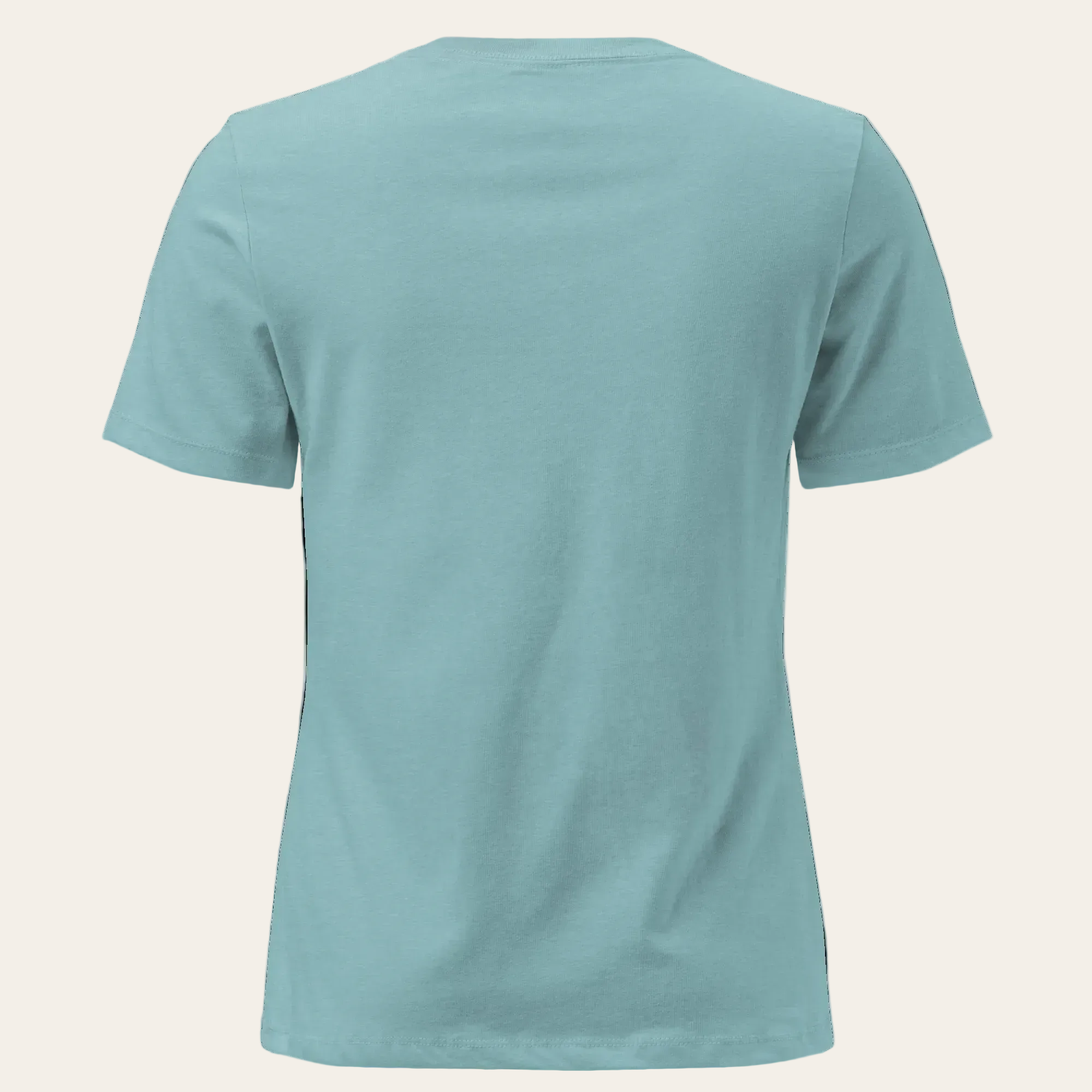 Light blue t-shirt on a white background