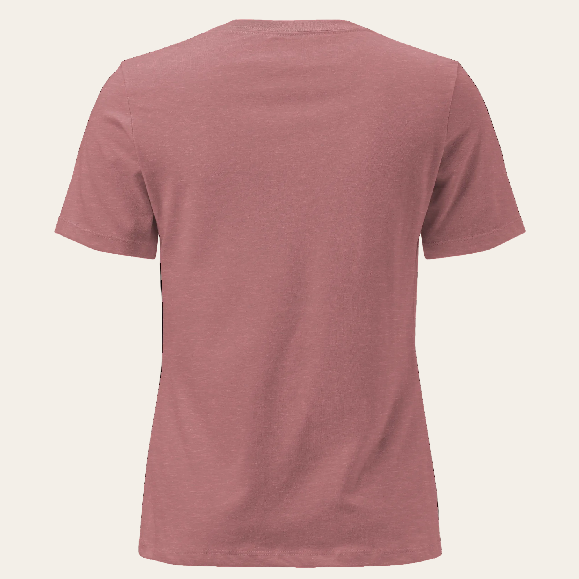 Pink t-shirt on a white background