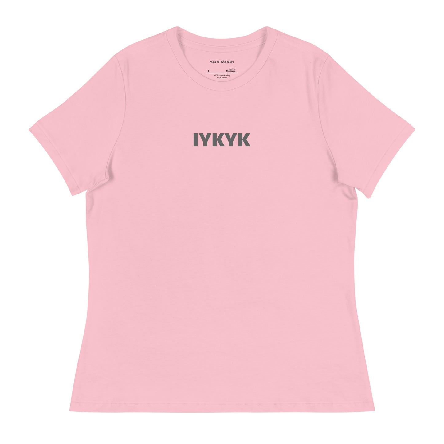 IYKYK Women's Relaxed Tee - Pink